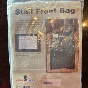 NWT Classic Equine Stall Front Bag